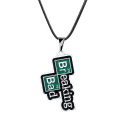 Miniatyrbillede 5 af 5: Smykker Tv Breaking Bad Ba Br Nøglering Kemisk Symbol Heisenberg Mask Walter Cosplay Pendant Nøglering Nøglering K