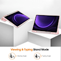 Miniatyrbillede 5 af 5: Smart læder tablettaske til Samsung Galaxy Tab S9 Fe Pink