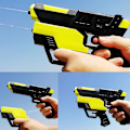Miniatyrbild 2 av 5: 2023 nya elektriska vattenpistoler för vuxna barn, kraftfull automatisk vattenpistol, vattenblåsare skytte utomhus strand poolleksaker Manual Operated C