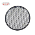 Pikkukuva 1 / 5: 1/2/3/4/5/6 tuuman musta auton kaiutinritiläverkko mesh sarvi cover ympyräkotelo verkko tee itse - koristetarvikkeet 2inch