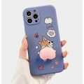 Miniatyrbillede 1 af 5: Sødt 3D tegneserie Peach Corgi Hip telefoncover til iPhone 14 Pro Max/13/12/11/SE/XR/XS/X/8Plus/7/6S Grey iPhone13Pro Max