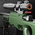 Pikkukuva 3 / 5: Nerf Rampage N-strike Elite Toy Blaster ja 18 Dart Drum Slam Fire For Kids Army green