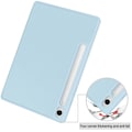 Miniatyrbillede 4 af 5: Smart læder tablettaske til Samsung Galaxy Tab S9 Fe Light Blue