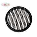 Pikkukuva 1 / 5: 1/2/3/4/5/6 tuuman musta auton kaiutinritiläverkko mesh sarvi cover ympyräkotelo verkko tee itse - koristetarvikkeet 1inch