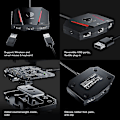 Miniatyrbillede 4 af 5: LEADJOY VX2 AimBox tastatur mus adapter