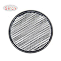 Pikkukuva 1 / 5: 1/2/3/4/5/6 tuuman musta auton kaiutinritiläverkko mesh sarvi cover ympyräkotelo verkko tee itse - koristetarvikkeet 5inch