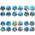 Pikkukuva 5 / 5: 4 cps 3D-valokuvaus vedenalainen seinätarra Kylpyhuone Sea Life Animal Decal -vinyylijuliste, 100 % uusi B