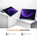 Miniatyrbillede 5 af 5: Smart læder tablettaske til Samsung Galaxy Tab S9 Fe Lavender