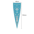 Pikkukuva 2 / 4: 46x150cm Keskiaikainen kuningaskunta Rohan Gondor Horse Tree Banner Lippu Seinäriippu Koti Asuntola Olohuone Viiri Lippu Burgees Sisustus (DP) A