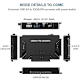 Miniatyrbild 4 av 5: 2024,Zilkee Ultra Recovery Converter Usb3.0 till Sata/ide hårddisk Kabel Disk Adapter Eu Plug