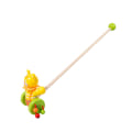 Miniatyrbillede 1 af 5: Træ Push Along Walking Legetøj, Småbørn Push Toy, Træ Børn Walking, Walking Småbørns Legetøj til indendørs kravle tiger Multi