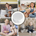 Miniatyrbild 5 av 5: Röstinspelare för nallar Press Inspelningsbar Röst Ljudbox Recorder Modul 30 sekunder Inspelare för gosedjur Plyschleksakskudde white (Pack of 2)