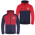 Miniatyrbillede 1 af 6: Arsenal FC Drengejakke Shower Windbreaker Børn OFFICIEL fodboldgave Red 2-3 Years