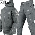 Miniatyrbillede 1 af 5: Herre taktisk vindtæt vandtæt jakke Special Forces Soft Shell fiskedragt Herre Army Combat Bukser Herre fiskejakker 4xL Suits 03