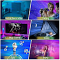 Miniatyrbillede 3 af 5: Northern Lights Star Projector, Aurora Projektorer Galaxy Star Projector 6 White Noise Starry Sky Moon Lamp_k05