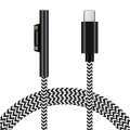 Pikkukuva 1 / 5: 1,8 m USB Type-c power 15v 3a Pd pikalatauskaapeli Microsoft-Surface Pro 3 4 5 6 7 Black White