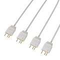Miniatyrbillede 4 af 5: Argb splitterkabel 5v 3 pin til gamere og pc-entusiaster Multi-interface Fq one to four
