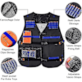 Pikkukuva 3 / 5: 2er Taktische Weste Jacke Set Nerf N-strike Elite Set,kinder Nerf Weste,taktische Weste, Nerf