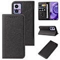 Pikkukuva 1 / 5: Motorola Edge 30 Neo Magnetic Closure Nahkainen phone case Black