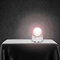 Miniatyrbild 4 av 5: 2x7led rund unik roterande 3d färgglad ljusbas elektrisk displaystativ
