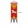 Pikkukuva 4 / 4: 46x150cm Keskiaikainen kuningaskunta Rohan Gondor Horse Tree Banner Lippu Seinäriippu Koti Asuntola Olohuone Viiri Lippu Burgees Sisustus (DP) F