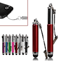 Miniatyrbild 1 av 5: Universal infällbar kapacitiv Soft Stylus Touch Pen för iPhone iPad iPod HTC Silver Style Y iPhone 12 mini 5.4 inc