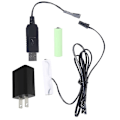 Miniatyrbillede 1 af 5: Aa batterieliminator med usb strømadapter Udskift 1 til 4 stk 1,5v Aa batteri US-3V models