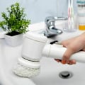 Miniatyrbillede 2 af 5: Elektrisk 5-i-1 magisk batteridrevet skrubber til køkken, badeværelse, badekar, bruser, fliser, tæppe, bidet, sofahvid