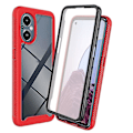 Miniatyrbild 1 av 4: Hybrid Pc+tpu case för Oneplus Nord 20 5g/oppo Reno7 Z - Ultimate dubbelt skydd Red