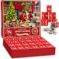 Miniatyrbillede 1 af 7: Puslespil Julekalender 2025-2008 Voksne og Børn, 24 Dages Nedtælling, Julemandsoverraskelse, 19.7 tommer x 27.6 tommer