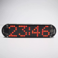 Miniatyrbild 1 av 3: Hög noggrannhet Multifunktion Led Dot Matrix Animation Effects Clock Diy Kit Nytt Red