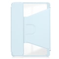 Miniatyrbild 3 av 5: För Samsung Galaxy Tab A9+ 360 Rotation Transparent Smart case med tangentbord Sky Blue