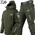 Miniatyrbillede 2 af 5: Herre taktisk vindtæt vandtæt jakke Special Forces Soft Shell fiskedragt Herre Army Combat Bukser Herre fiskejakker 4xL Jackets 07