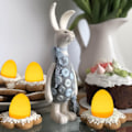 Miniatyrbild 2 av 4: 12 påskljusprydnader påskhängande ägg påskgransprydnader för påskdekor eierfarben ostern YE