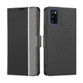 Miniatyrbillede 1 af 5: Til Samsung Galaxy A41 Twill Texture Side Button Lædertelefontaske Black