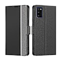 Pikkukuva 1 / 5: Samsung Galaxy A41 Twill Texture Side Button Nahkainen phone case Black