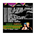 Pikkukuva 3 / 5: Forever Games Of 852-in-1 (405+447) -peli konsolille, 1024 Mbit Flash Chip In Use-musta