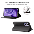 Pikkukuva 4 / 5: Motorola Edge 30 Neo Magnetic Closure Nahkainen phone case Black