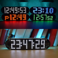 Miniatyrbild 3 av 3: Hög noggrannhet Multifunktion Led Dot Matrix Animation Effects Clock Diy Kit Nytt Red