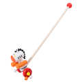 Miniatyrbillede 2 af 5: Træ Push Along Walking Legetøj, Småbørn Push Toy, Træ Børn Walking, Walking Småbørns Legetøj til indendørs kravle zebra Multi