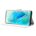 Miniatyrbillede 3 af 5: Til Itel S23+ S681l Taske Pung Pu Læder Stand Diamond Texture Telefon Cover White