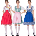 Pikkukuva 2 / 5: Myydyin naisten Oktoberfest-asu Saksalainen Dirndl-mekko-asumekko Baijerin karnevaalibileet 50 % tarjous-i Red S