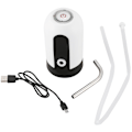 Miniatyrbild 4 av 5: Vattenflaskpump, USB laddning Automatisk dricksvattenpump Bärbar elektrisk vattendispenser Vattenflaskbrytare för universal 5 gallon flaska Black white
