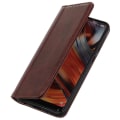 Miniatyrbild 5 av 5: För Xiaomi Redmi Note 13 4G Cover Split Läder Litchi Texture Phone case Brown