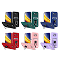 Miniatyrbild 2 av 5: För Xiaomi Poco X3 Pro / X3 Nfc Ring Kickstand Card Wallet Tpu phone case Blue