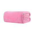 Miniatyrbild 1 av 5: Filt Mjuk Varm Flanell Filtar Sängkläder Tillförsel för vintern Pink