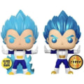 Miniatyrbillede 2 af 4: Funko pop! Animation 713 Dragon Ball Super Vegeta forstærker Glow In The Dark