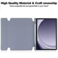 Miniatyrbild 4 av 5: För Samsung Galaxy Tab A9+ 360 Rotation Transparent Smart case med tangentbord Lavender
