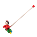 Miniatyrbillede 1 af 5: Træ Push Along Walking Legetøj, Småbørn Push Toy, Træ Børn Walking, Walking Småbørns Legetøj til indendørs kravle bee Multi