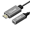 Miniatyrbillede 1 af 5: Qgeem HDMI Single til Mini Dp Converter Adapter Kabel Uhd 4k@30hz stik